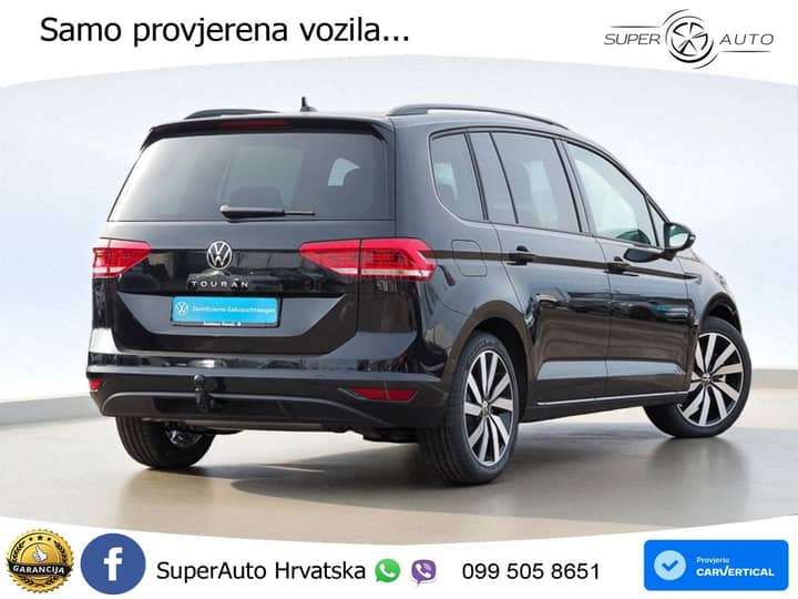 VW Touran 1.5 TSI DSG Highline 150 KS, 7-SJED+LED+ACC+GR SJED+KAM+PARK