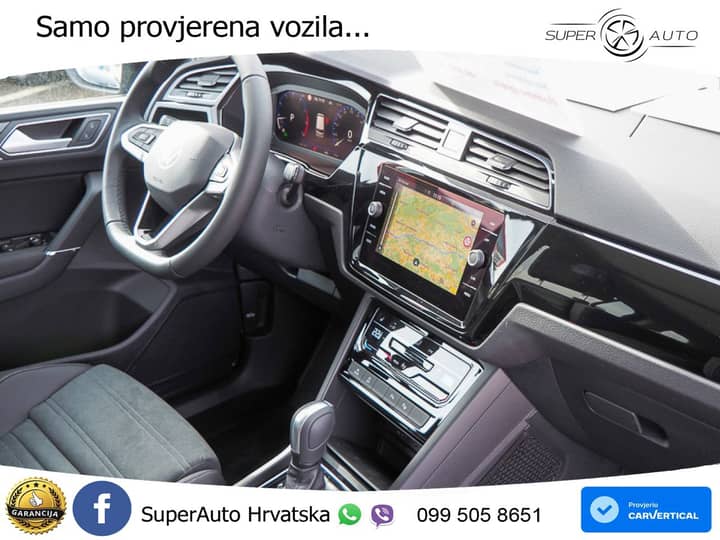 VW Touran 1.5 TSI DSG Highline 150 KS, 7-SJED+LED+ACC+GR SJED+KAM+PARK