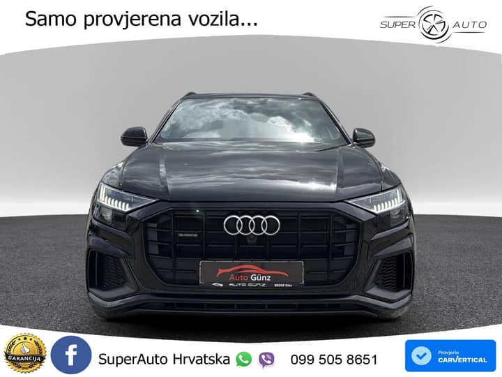 Audi Q8 50 TDI quattro Aut. S Line 286 KS !VOLAN DESNO!, 360+ACC+GR SJED+KEY