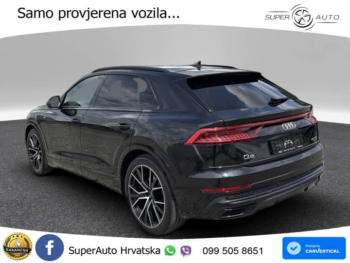 Audi Q8 50 TDI quattro Aut. S Line 286 KS !VOLAN DESNO!, 360+ACC+GR SJED+KEY