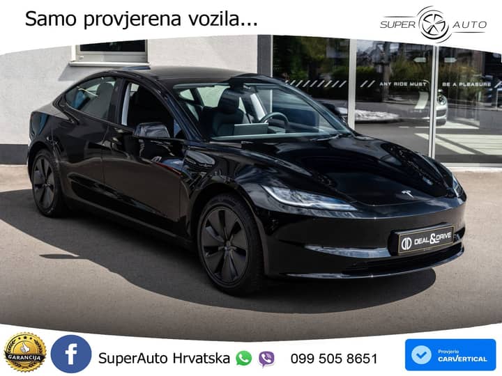 Tesla Model 3 Highland Premium 283 KS, PANO+360+ACC+GR SJED+VIRT+LANE
