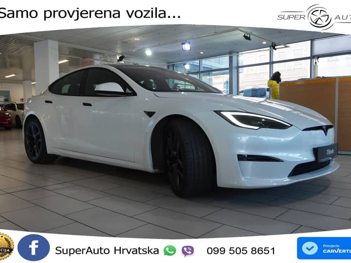 Tesla Model S Dual 670 KS, PANO+ZRAČ+KAM+GR SJED+ACC+KEY+VIRT+LANE