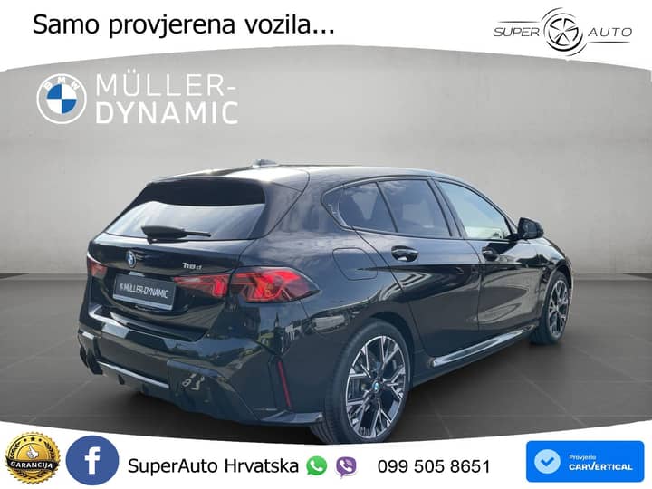 BMW 118d Aut. M Sport 150 KS, LED+VIRT+GR SJED+KAM+PARK
