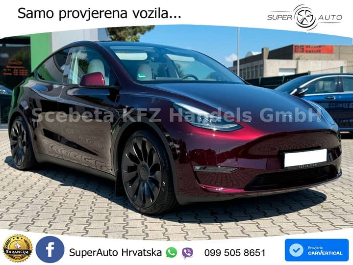 Tesla Model Y AWD Performance 534 KS, PANO+ACC+KAM+GR SJED+KEY+VIRT+LANE