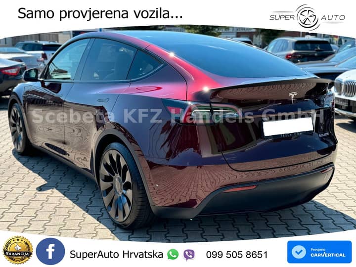 Tesla Model Y AWD Performance 534 KS, PANO+ACC+KAM+GR SJED+KEY+VIRT+LANE