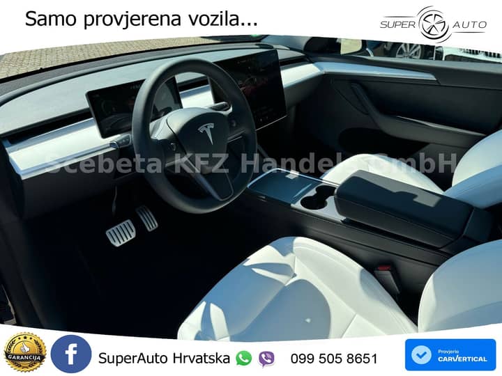 Tesla Model Y AWD Performance 534 KS, PANO+ACC+KAM+GR SJED+KEY+VIRT+LANE