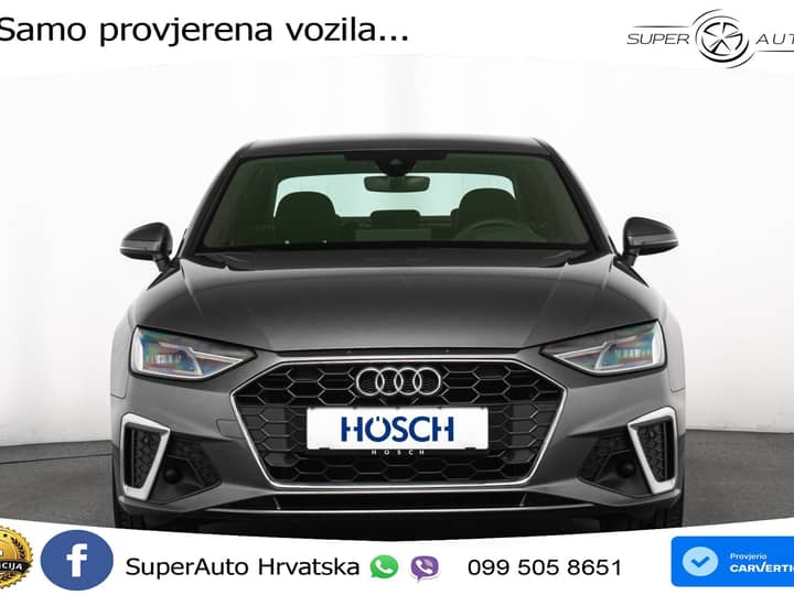 Audi A4 40 TDI S tronic S line 204 KS, ACC+KAM+GR SJED+HEAD+NAVI