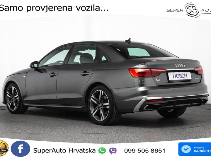 Audi A4 40 TDI S tronic S line 204 KS, ACC+KAM+GR SJED+HEAD+NAVI