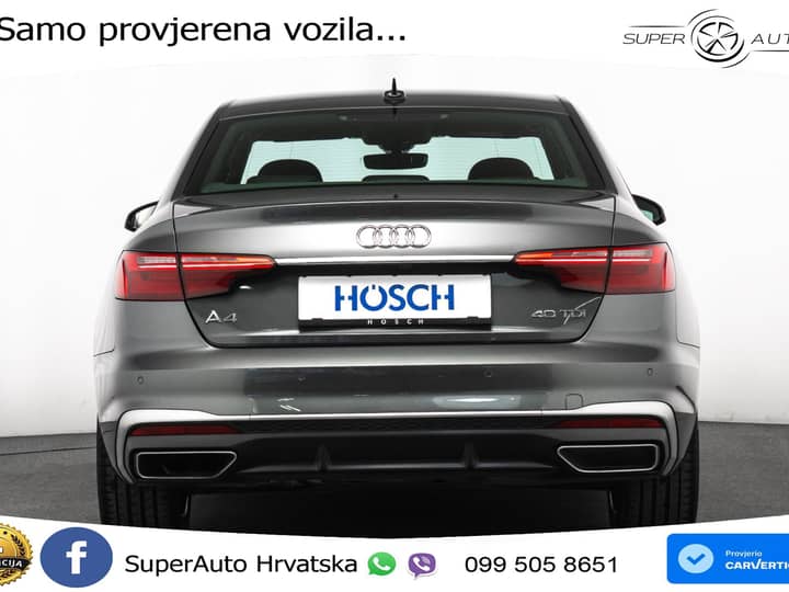 Audi A4 40 TDI S tronic S line 204 KS, ACC+KAM+GR SJED+HEAD+NAVI