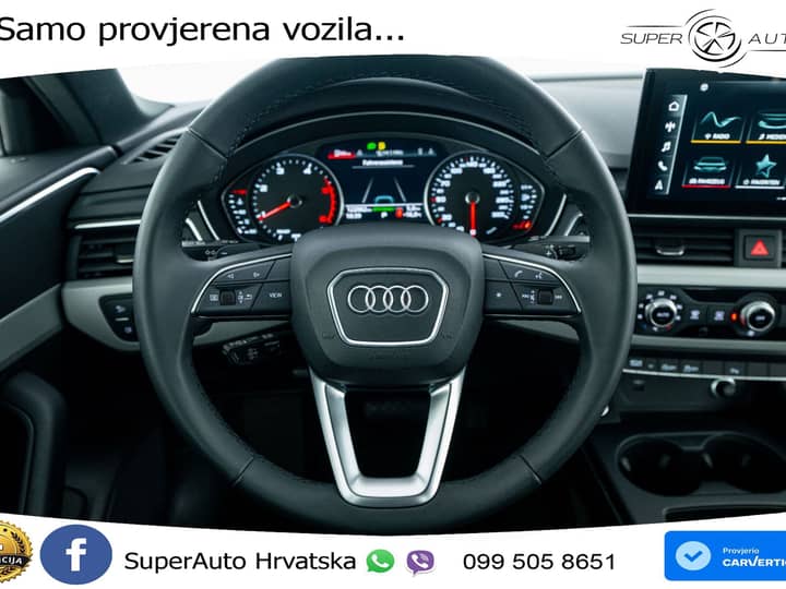 Audi A4 40 TDI S tronic S line 204 KS, ACC+KAM+GR SJED+HEAD+NAVI