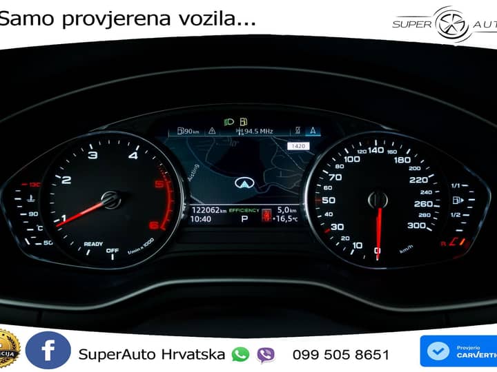 Audi A4 40 TDI S tronic S line 204 KS, ACC+KAM+GR SJED+HEAD+NAVI