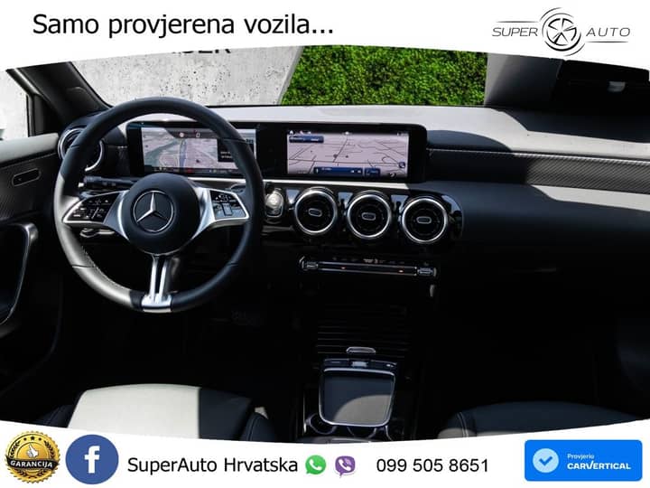Mercedes A 180 Aut. Progressive 136 KS, PANO+KAM+GR SJED+VIRT+LANE