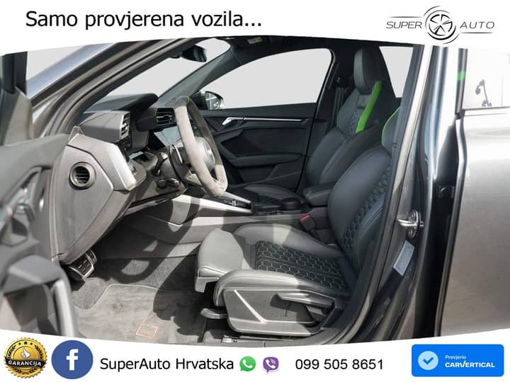 Audi RS3 2.5 TFSI quattro S tronic 400 KS, ACC+KAM+GR SJED+HEAD+VIRT+ASIST