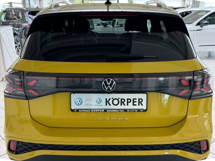VW T-Cross 1.5 TSI Aut. R-Line 150 KS, ACC+KAM+KEY+GR SJED+HEAD+VIRT+LANE