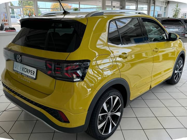 VW T-Cross 1.5 TSI Aut. R-Line 150 KS, ACC+KAM+KEY+GR SJED+HEAD+VIRT+LANE