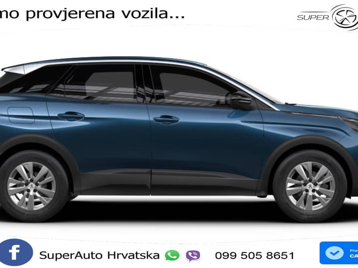 NOVO Peugeot 3008 1.2 PT EAT8 Active Pack 131 KS, LED+GR SJED+KAM+TEM