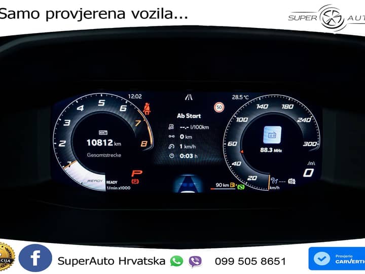 Cupra Formentor 1.5 eTSI DSG 150 KS, LED+ACC+GR SJED+KAM+VIRT+PDC