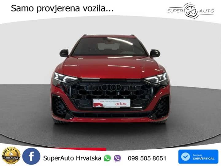 Audi Q8 55 TFSIe quattro Aut. S line 394 KS, ZRAČ+360+ACC+GR SJED+KEY+VIRT+LANE