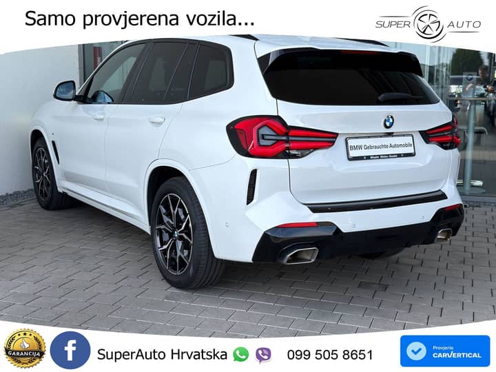 BMW X3 xDrive 20d Aut. M Sport 190 KS, KAM+LED+GR SJED+VIRT+NAVI+ASIST