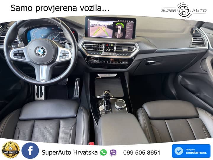 BMW X3 xDrive 20d Aut. M Sport 190 KS, KAM+LED+GR SJED+VIRT+NAVI+ASIST