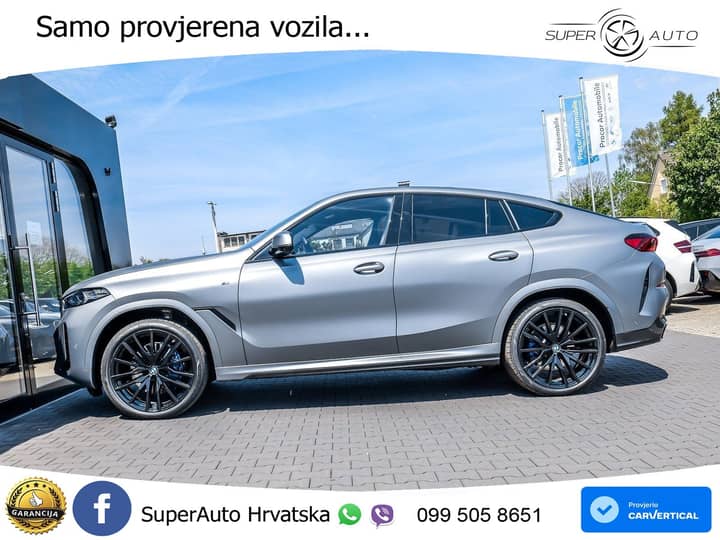 BMW X6 40d xDrive Steptronic M Sport 352 KS, LED+ACC+GR SJED+360+PANO