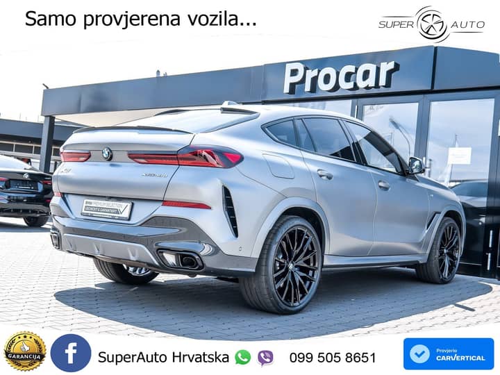 BMW X6 40d xDrive Steptronic M Sport 352 KS, LED+ACC+GR SJED+360+PANO
