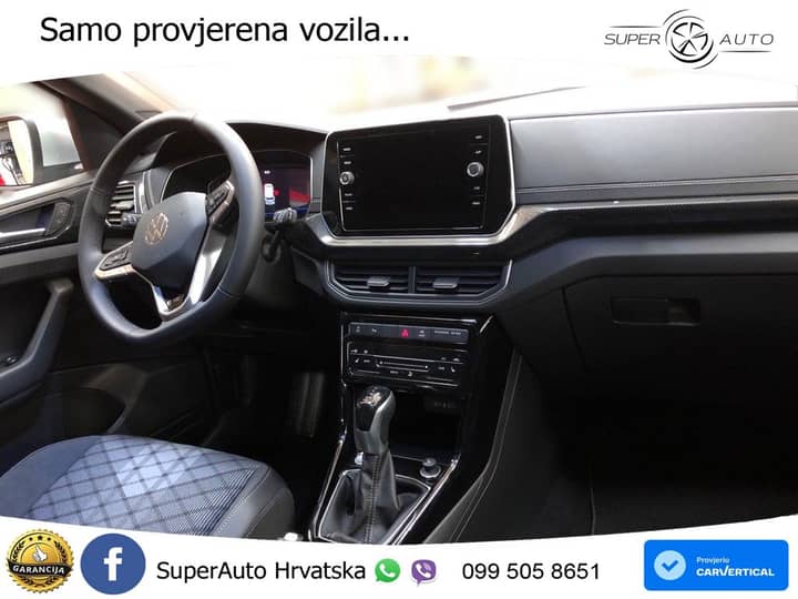 VW T-Cross 1.5 TSI DSG R-Line 150 KS, ACC+KAM+KEY+GR SJED+VIRT+LANE