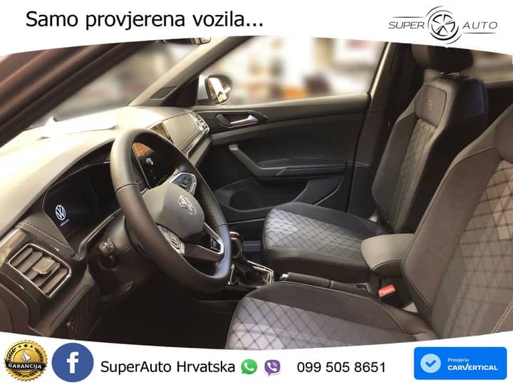 VW T-Cross 1.5 TSI DSG R-Line 150 KS, ACC+KAM+KEY+GR SJED+VIRT+LANE