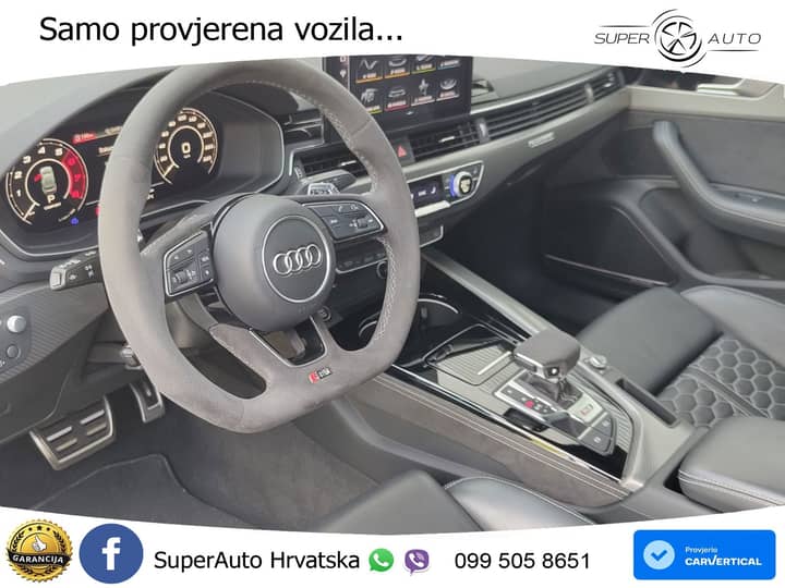 Audi RS5 SB 2.9 TFSI V6 quattro tiptronic 450 KS, ACC+360+4xGR SJED+HEAD+MASAŽA