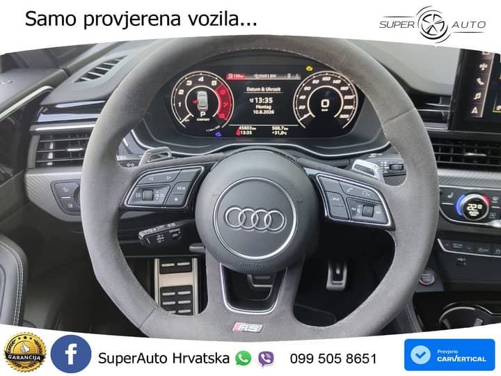 Audi RS5 SB 2.9 TFSI V6 quattro tiptronic 450 KS, ACC+360+4xGR SJED+HEAD+MASAŽA
