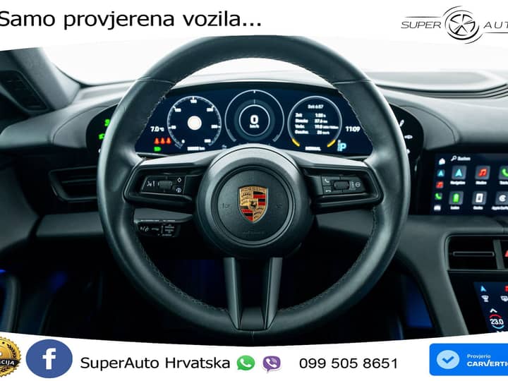 Porsche Taycan 4S Performance Plus 93.4 kWh 571 KS, ZRAČNI+ACC+GR SJED+KAM+VIRT