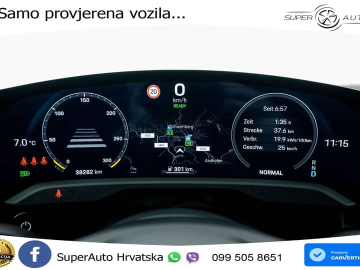 Porsche Taycan 4S Performance Plus 93.4 kWh 571 KS, ZRAČNI+ACC+GR SJED+KAM+VIRT
