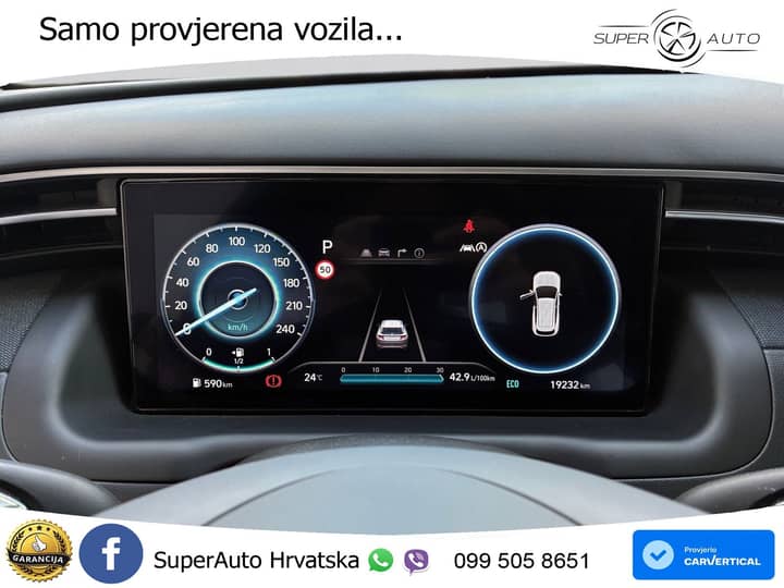 Hyundai Tucson 1.6 T-GDI DCT Edition 30+ 150 KS, LED+ACC+GR SJED+KAM+VIRT