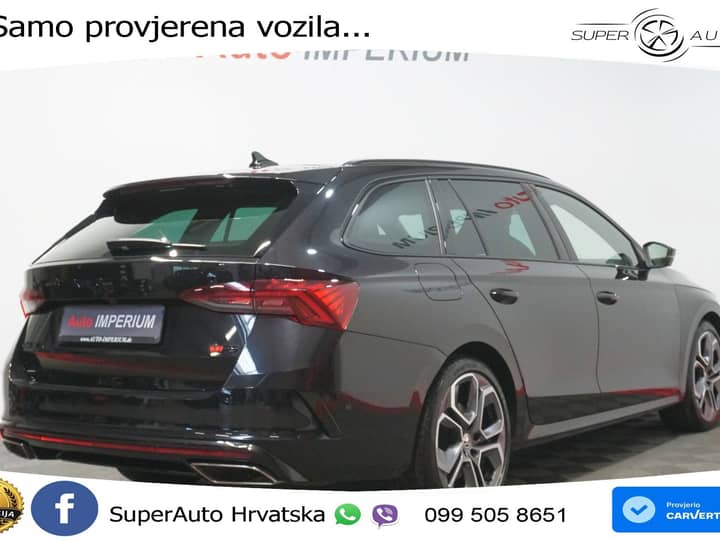 Škoda Octavia Combi 2.0 TSI DSG RS 245 KS, ACC+KAM+LED+4xGR SJED+VIRT+MASAŽA