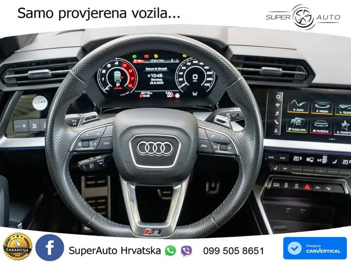 Audi RS3 SB 2.5 TFSI quattro S tronic 400 KS, ACC+KAM+GR SJED+PANO+HEAD+ASIST