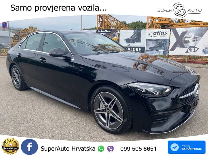 Mercedes C 180 9G-Tr. AMG 170 KS, LED+TEM+GR SJED+KAM+VIRT+PDC