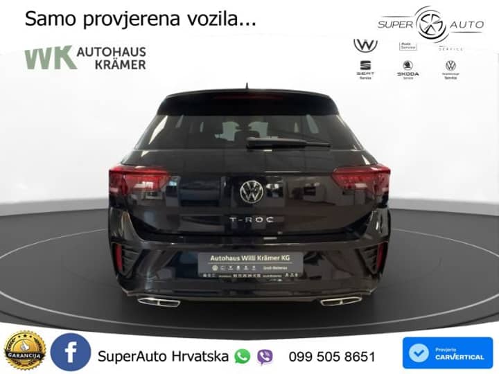 VW T-Roc 2.0 TDI R line 116 KS, KAM+GR SJED+LED+VIRT