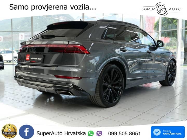 Audi Q8 60 TFSIe quattro Aut. 489 KS, ZRAČNI+ACC+360+GR SJED+HEAD+PANO
