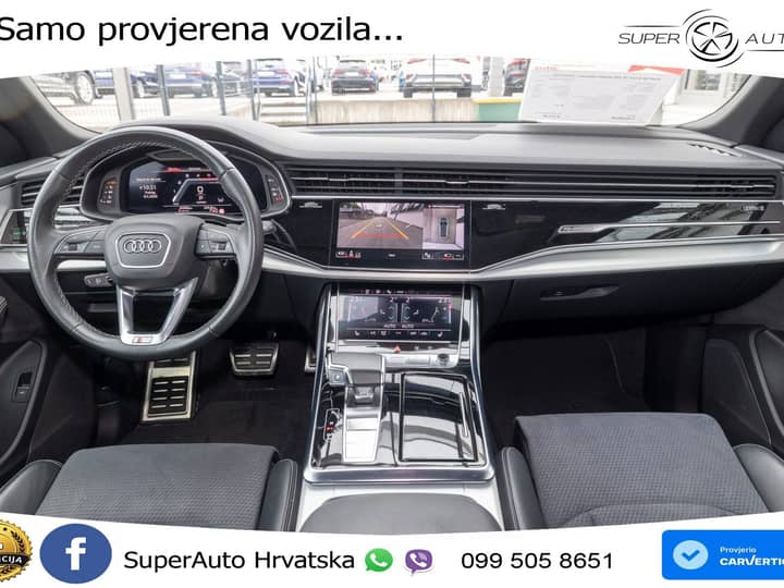 Audi Q8 50 TDI V6 quattro tiptronic S Line 286 KS, ZRAČNI+LED+TEM+GR SJED+KAM