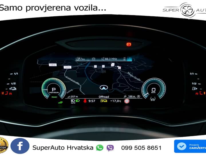 Audi A7 SB 50 TFSIe quattro ultra S tronic S line 299 KS, ACC+360+GR SJED+VIRT
