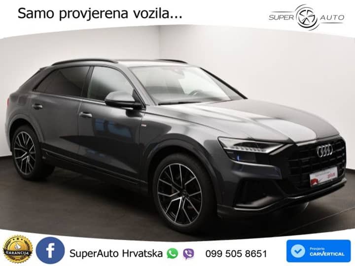 Audi Q8 50 TDI quattro tiptronic S line 286 KS, ZRAČ+KEY+GR SJED+VIRT+LANE