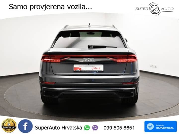 Audi Q8 50 TDI quattro tiptronic S line 286 KS, ZRAČ+KEY+GR SJED+VIRT+LANE