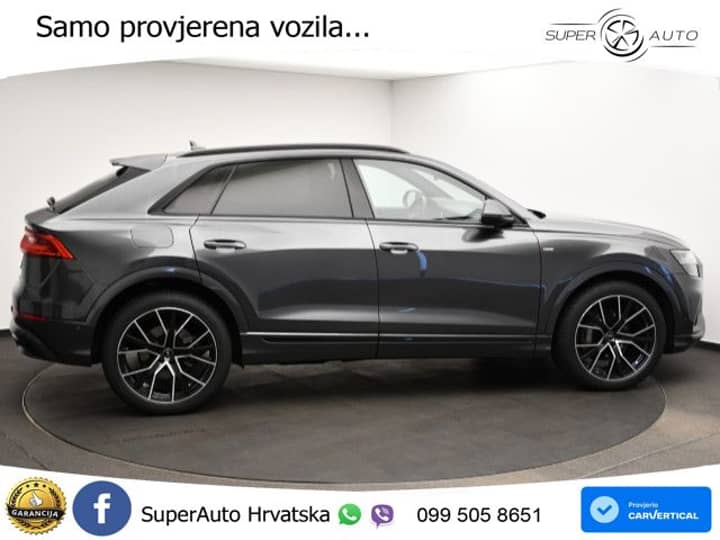 Audi Q8 50 TDI quattro tiptronic S line 286 KS, ZRAČ+KEY+GR SJED+VIRT+LANE