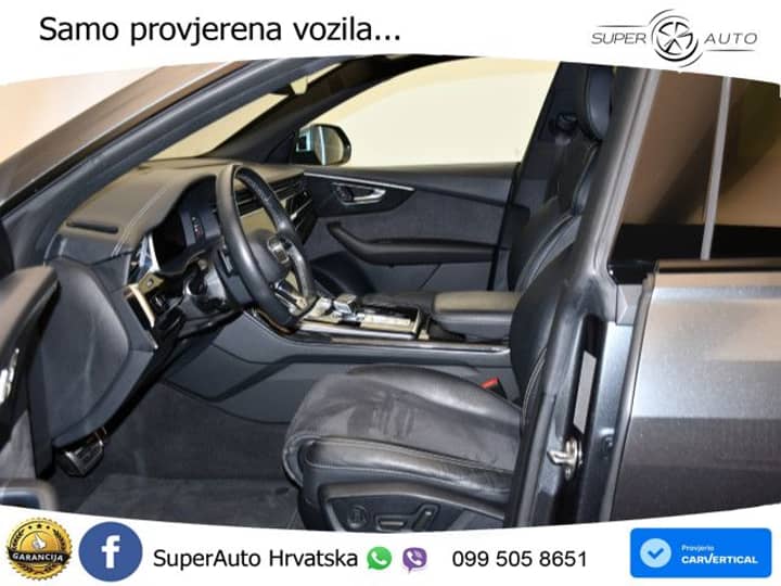 Audi Q8 50 TDI quattro tiptronic S line 286 KS, ZRAČ+KEY+GR SJED+VIRT+LANE