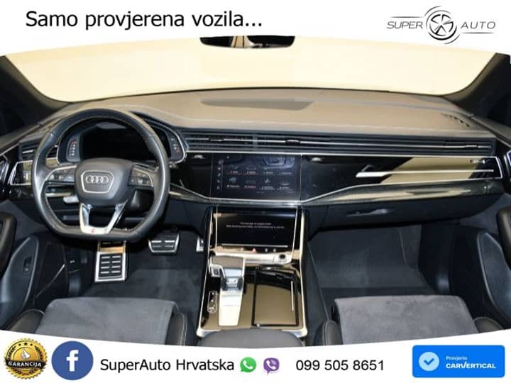 Audi Q8 50 TDI quattro tiptronic S line 286 KS, ZRAČ+KEY+GR SJED+VIRT+LANE