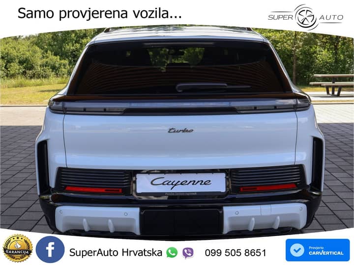 Porsche Cayenne Turbo Electric 1156 KS, PANO+360+GR SJED+HEAD