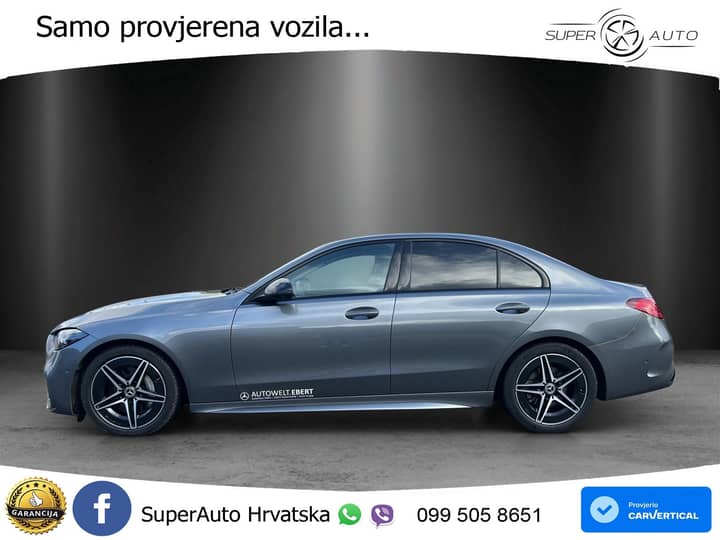 Mercedes C 200 Aut. AMG 204 KS, ACC+360+KEY+GR SJED+VIRT+LANE