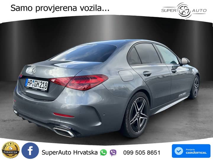 Mercedes C 200 Aut. AMG 204 KS, ACC+360+KEY+GR SJED+VIRT+LANE