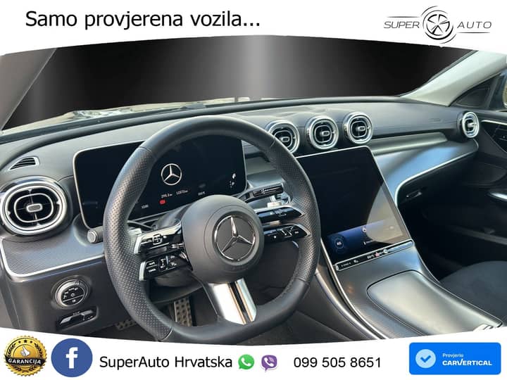 Mercedes C 200 Aut. AMG 204 KS, ACC+360+KEY+GR SJED+VIRT+LANE