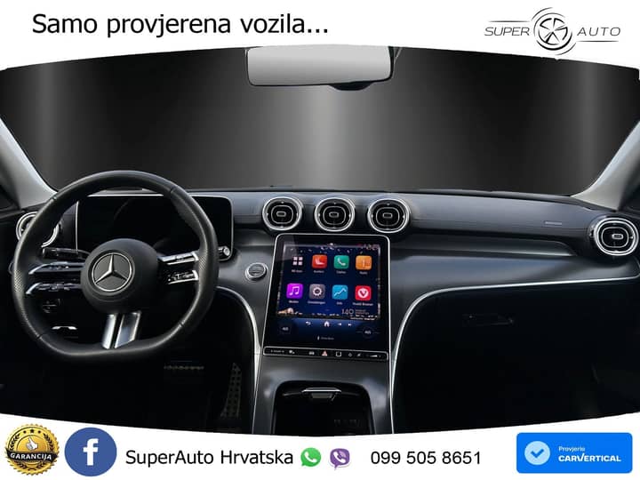 Mercedes C 200 Aut. AMG 204 KS, ACC+360+KEY+GR SJED+VIRT+LANE
